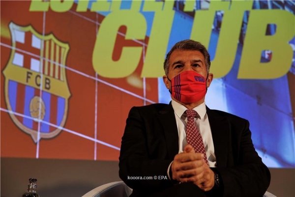 لابورتا يسبق مرشحي رئاسة برشلونة برقم مميز