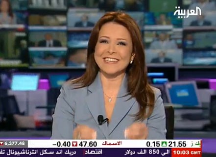 مذيعة قناة العربيه ميسون عزام وهستيريا الضحك اثناء النشره شاهدوا الفيديو