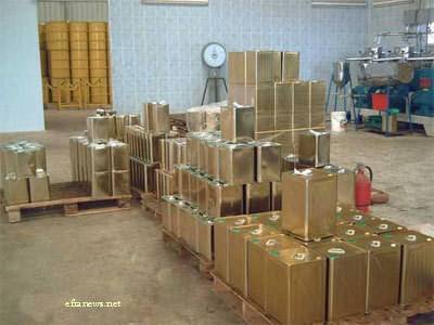 الزراعة تتلف 4.5 طن زيت زيتون غير صالح للاستهلاك البشري