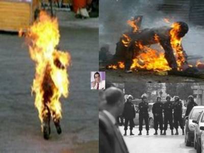 اعتصام حاشد امام الديوان الملكي حدادا على بوعزيزي الأردن احمد المطارنة