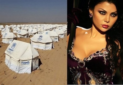 بعد انجلينا جولي هيفا تبوس الواوا في الزعتري