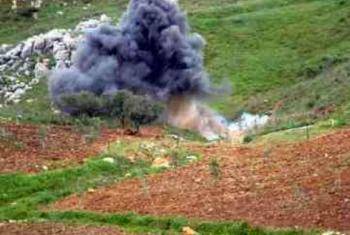 إسرائيل ستفجر 341 لغما في المنطقة الحدودية