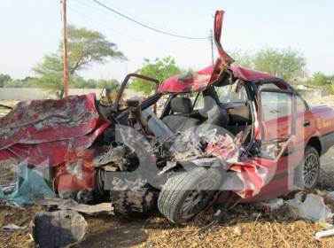 اصابة 7 اشخاص إثر تصادم 3 مركبات في عجلون