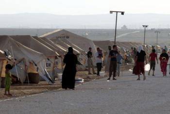 5 اصابات في اعمال شغب بالزعتري