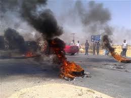 أحداث شغب في لواء فقوع وحرق مقر بلدية صرفا