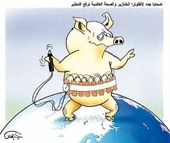 انفلونزا الخنازير يمشي في الضفتين ويحبو في اسرائيل