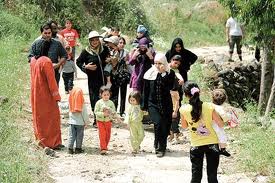 2309 لاجئا سوريا يدخلون الاراضي الاردنية امس