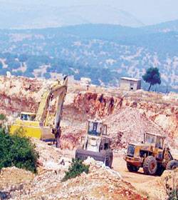 57 مقلعا مخالفا ومعتديا على الأراضي الحرجية في عجلون