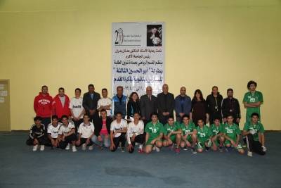 رئيس اللجنة  الأولمبية العراقية الوطنية يزور جامعة البترا،