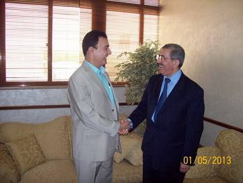 عدينات يبحث مع مدير بريد اقليم كردستان تعزيز التعاون الثنائي