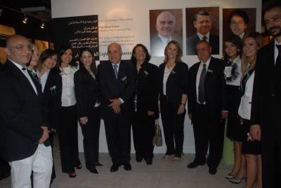 رئيس جامعة البترا يفتتح فعاليات المعرض السنوي لكلية العمارة والتصميم في الجامعة