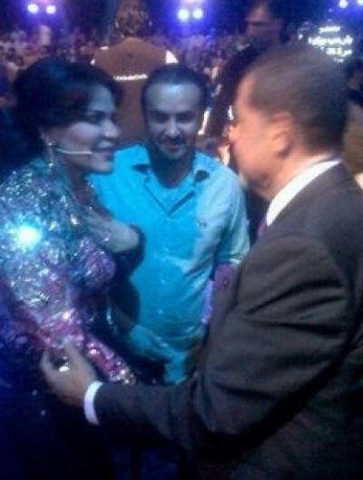 السر وراء لقاء نجل الرئيس محمود عبّاس مع الفنانة أحلام