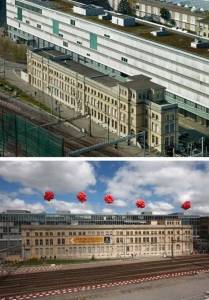 بالفيديو والصور: نقل مبنى بأكمله في زيوريخ خلال 19 ساعة !!