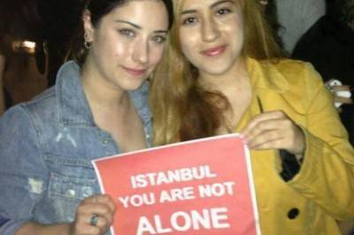 بالصور..فنانو تركيا فريحة ونور ومهند والسلطان سليمان يشاركون في الثورة ضد أردوغان