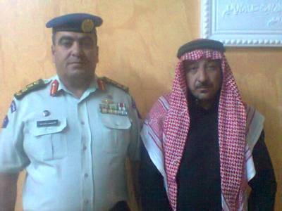 الشيخ جهاد الزغول احر التهاني الى اخية العميد نظام الزغول