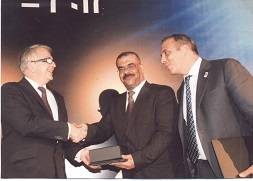 الاتحاد الرياضي الاردني يكرم Orange الاردن في حفل توزيع جوائز المناصير