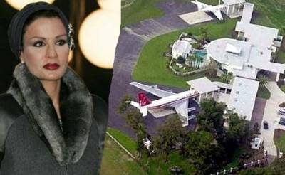 بالصور: السر وراء طلب الشيخة موزة تشييد فيلا لها على هيئة طبق طائر .. وممتلكات حمد ارقام فلكيه