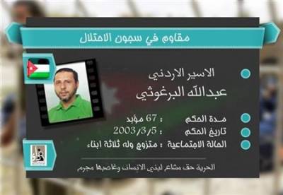 الأسير الأردني البرغوثي يتعرض للضرب المبرح