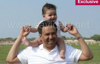 شاهد الصور الأولى لخالد ابن محمد عبده من زوجته الجزائرية