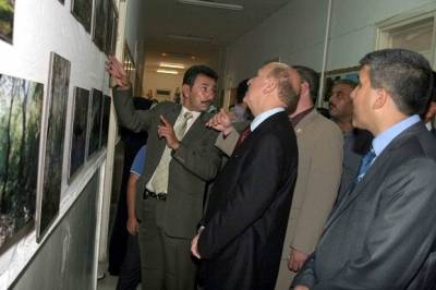 بالصور : جرار يفتتح معرض ( عجلون تاريخ و الطبيعه )