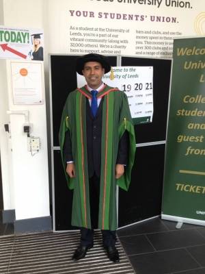 الدكتوراة في المحاسبة المالية من المملكة المتحدة ل محمد الحدب السرحان