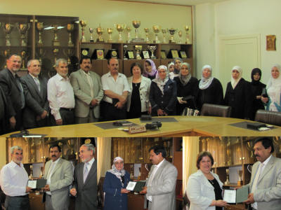 في مبادرة طيبة مباركة : تكريم المتقاعدين في لواء قصبة عمان