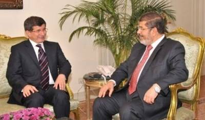 الاناضول : اوغلو التقى مرسي