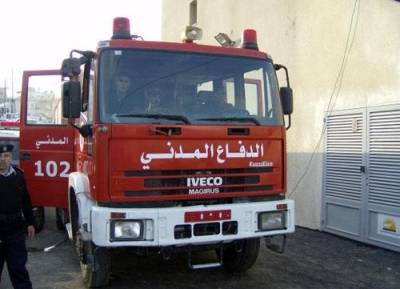 في أول أيام العيد 206 حوادث يتعامل معها الدفاع المدني الأردني