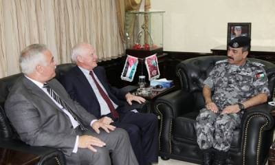 المدير العام لقوات الدرك يستقبل المستشار الشرطي لحفظ النظام في السفارة البريطانية