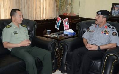 المدير العام لقوات الدرك يستقبل الملحق العسكري الصيني