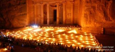 البترا تدخلجينس بـ 2 مليون شمعة مضيئة