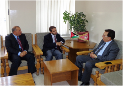 الأمير مرعد بن رعد يلتقي في مكتبه مدير عام شركة جت