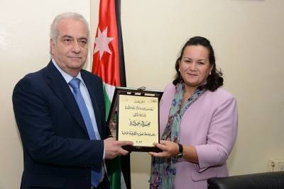 سمو الأميرة سناء عاصم في ضيافة جامعة العلوم التطبيقية الخاصة