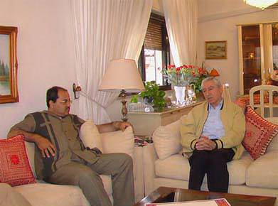 حواتمة يستقبل النائب العربي في البرلمان الاسرائيلي د. احمد الطيبي