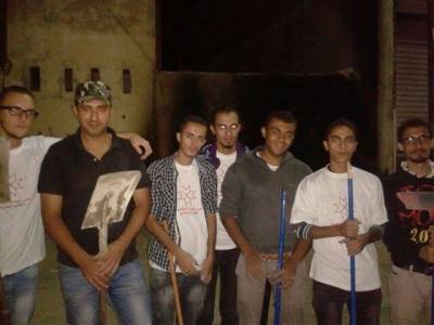 يوم عمل تطوعي لشبيبة حزب الوحدة الشعبية في مخيم البقعة