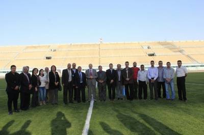 رئيس المجلس الأعلى للشباب يرعى حفل انطلاق الفعاليات الرياضية على ستاد الحسن الدولي