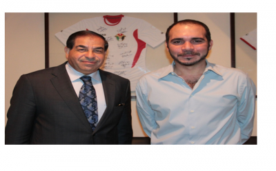 شركة الفوسفات الاردنية تتبرع للمنتخب الوطني لكرة القدم