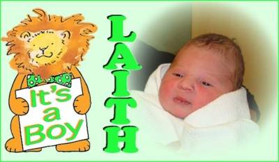 الزميلان الرمحي وعليان يحتفيان بحفيدهما ليث