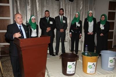 بدران يرعى حفل اطلاق مبادرة لتدويرالنفايات لطلبة الجامعة