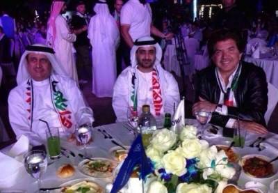 النجم العربي وليد توفيق يحتفل بفوز دبي بتنظيم اكسبو 2020