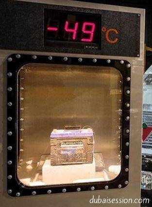 صور | سيارة مصنوعة من الثلج