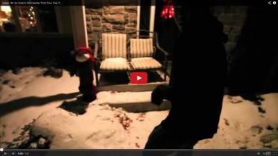 فيديو: تبول في درجة حرارة تحت التجمد… فماذا حدث؟