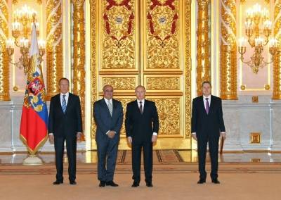 السفير الاردني في روسيا زيادالمجالي يقدم اوراق اعتماده للرئيس بوتين