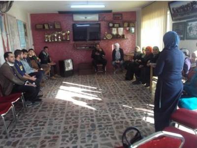 العلوم الاسلامية في زيارة النادي الاردني للصم