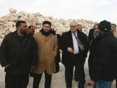 هلسة والمسلماني يتفقدان مشروع شباب الحسين