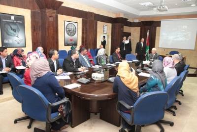 وفد اداري من جامعة سرت الليبية يزور جامعة البترا