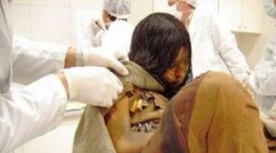 العثور على جثة عمرها 500 عام شاهد الصور