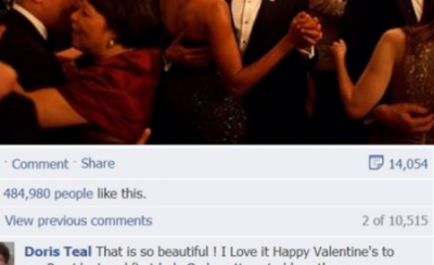 فيس بوك يصالح أوباما على زوجته