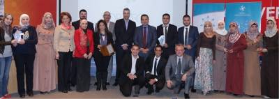 الأميرة سميّة تكرم الفائزين بجائزة الملكة رانيا الوطنية للريادة