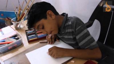 بيكاسو العرب ..فلسطيني عمره 11 عاما